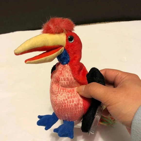 Vintage Ty Beanie Babies Frills the Parrot 2001 - Picture 5 of 6